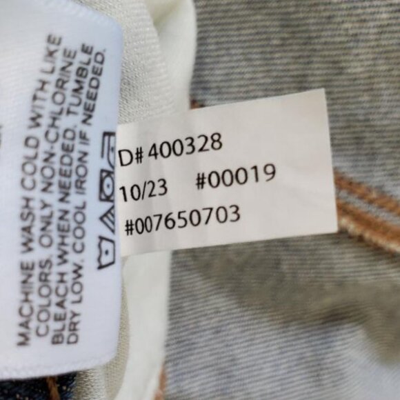 Express Super High Waisted Flare Hem Front Slit Denim Midi Skirt 8 - Picture 9 of 10